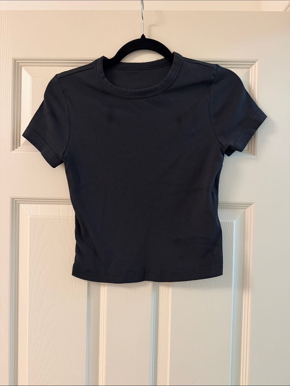 lululemon athletica black Short Sleeve Crew Tee